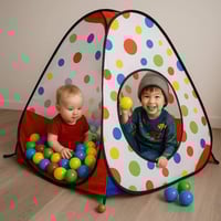 خيمة اطفال 50-100 كرة ملون