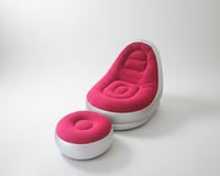 كرسي وطابورية قابل للنفخ