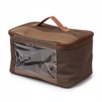 شنطة علب بهارات كبير شفاف 6 علب كوفي