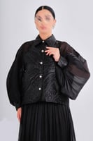 تايور اسود منقوش