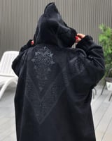 فروه نسائيه صوف 100% لون اسود