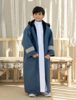 فروة ولادي جوخ لون كحلي