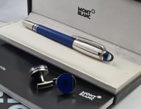 طقم كبك وقلم ماركة مونت بلانك