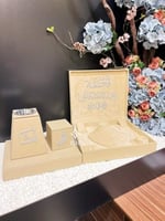 طقم مباخر جلد مع علبه العقد