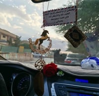 ميدالية سيارة عود شكل الخيل