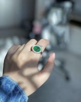 خاتم فضة نسائي سيفين ونخله