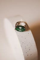 خاتم سيفين ونخلة فضة 925 جرام