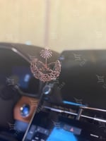 ميدالية سيارة سيفين ونخله فضي