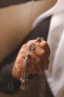 سبحه ملكيه فاخره فضة