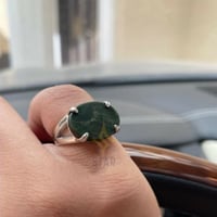 خاتم فضه رجالي ماربل زيتي