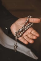 سبحه ملكيه فاخره فضة