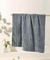 بطانية مواليد سادة محفور مقاس 110*140سم