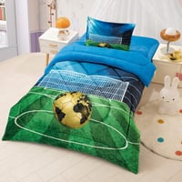 مفرش أطفال رسوم حشوة مخمل فرو 3ق