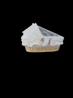 شيال/سرير سلة موسى الفاخرة – قاعدة خشبية قابلة للت...