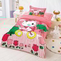 مفرش أطفال رسوم حشوة مخمل فرو 3ق