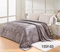 بطانية المكيف نفرين مخمل محفور 160جم مقاس 220*240س...