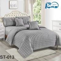 طقم مفرش نفر مضغوط (سادة) – أناقة عصرية وعناية فائ...