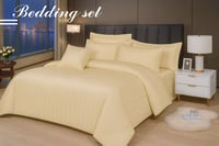 طقم مفرش فندقي قطن 8 قطع أناقة ورفاهية الغرف الملك...