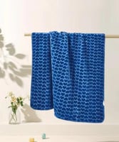 بطانية مواليد سادة محفور مقاس 110*140سم