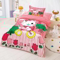 مفرش أطفال رسوم حشوة مخمل فرو 3ق