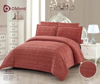 مفرش oxford العالمي 6 قطع مخمل من الجهتين خياط متق...