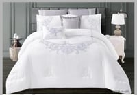 مفرش روبي مطرز نفرين 9ق