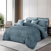 لحاف شتوي نفرين 8 قطع بترولي