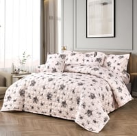 مفرش نفرین مشجر مضغوط صيفي طقم مكون 6 قطع لحاف مقا...