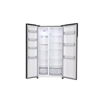 ثلاجة جنرال سوبريم بابين دولابي 15.6 قدم اسود استي...