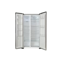 ثلاجة جنرال سوبريم بابين دولابى 17.0 قدم استيل تكن...