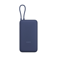 شاومي بطارية 20000 مللي أمبير مع سلك مدمج وبقوة 33...