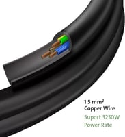 توصيلة كهربائية جرين هوم 4 منافذ طاقة 2 منافذ usb-...