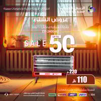 دفاية كهربائية اماكس 1600 واط - EH-2400-AX