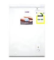 فريزر KMC - افقى 100 لتر -KMCF-100HD