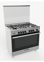 فرن جليم غاز 60*90، 5 شعلات، أمان تام ـ متعدد الوظ...