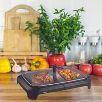 شواية كليكون مفتوحة بغطاء CK2439 أسود