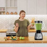 خلاط 3 في 1 بشفرات ستانلس ستيل قوة مزج توربو 1.5 ل...