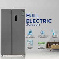 ثلاجة سرين دولابي بابين ، 17.2 قدم ، 488 لتر ، سيل...