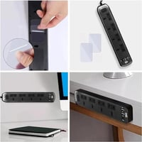 توصيلة كهربائية جرين هوم 4 منافذ طاقة و2 منقذUSB ش...