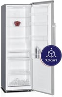 فريزر نوفروست عمودي من ارو بباب واحد، بلون فضي، مق...