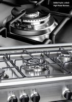 فرن جليم غاز 60*90، 5 شعلات، أمان تام ـ متعدد الوظ...