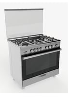 فرن جليم غاز 60*90، أمان تام، متعدد الوظائف، مروحة...