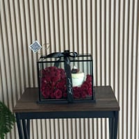 الكيك مع الورد