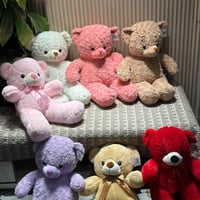 ورد مع دبدوب ( الوان مختلفه)