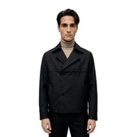 Cotton Twill Jacket - Black