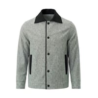 Tweed Jacket with Wool Trim