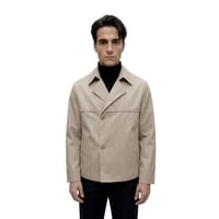 Cotton Twill Jacket - Beige