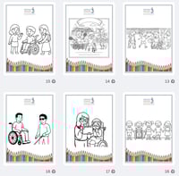 رسومات تلوين لليوم العالمي لذوي الاعاقة