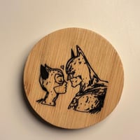 مغناطيس خشبي + فتاحة قوارير