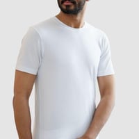 فنيلة رجالي دائري نص كم الاصيل